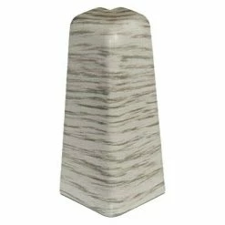 Am billigsten ⌛ BAUHAUS Egger Außenecke Esche Grau, 2 Stk., Passend Für: Egger Sockelleisten 17 X 60 Mm ⭐