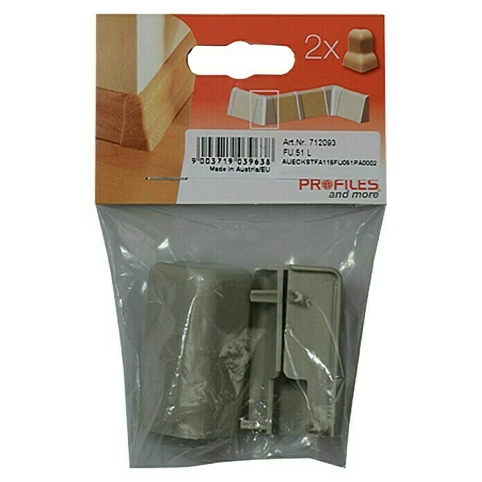 Am billigsten 🔥 BAUHAUS Profiles And More Außenecke FU51L/KU51L Grau, 2 Stk. 💯 2 Am billigsten 🔥 BAUHAUS Profiles And More Außenecke FU51L/KU51L Grau, 2 Stk. 💯 – Bild 2