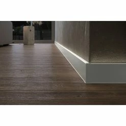 Bestes Angebot 😍 BAUHAUS Deckprofil Cubica LS80 Light Up Aluminium, 2,5 M X 19 Mm X 80 Mm 🌟 -Bodenverlegebedarf Verkäufe 12 1071