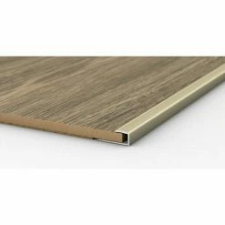 Schlussverkauf 🌟 BAUHAUS LOGOCLIC Endprofil 250 Sahara, 0,9 M X 24 Mm X 12 Mm, Montageart: Kleben 😀