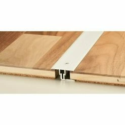 Bestes Angebot ⌛ BAUHAUS LOGOCLIC Übergangsprofil 220 Silber, 2,7 M X 34 Mm, Montageart: Schrauben 🎁