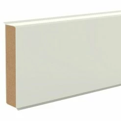 Bestes Angebot ⌛ BAUHAUS Sockelleiste Cubu 60 Sardegna 2,5 M X 13 Mm X 60 Mm, Gerade 👍