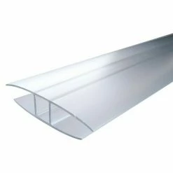 Billig 🎁 BAUHAUS H-Profil HSX 2,55 M X 16 Mm, Polycarbonat, Transparent 😀