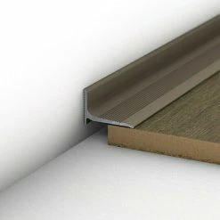 Am billigsten ⌛ BAUHAUS LOGOCLIC Abschlussprofil 290 Edelstahl Matt, 1 M X 20 Mm X 13 Mm, Montageart: Kleben 😍