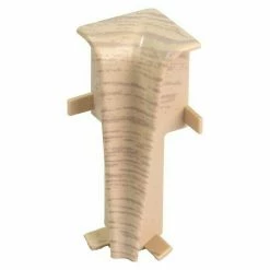 Rabatt 🌟 BAUHAUS Egger Innenecke Eiche Weiß, 2 Stk., Passend Für: Egger Sockelleisten 17 X 60 Mm 🧨