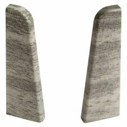 Budget 👍 BAUHAUS Egger Endkappe Eiche Grau, 2 Stk., Passend Für: Egger Sockelleisten 17 X 60 Mm 🛒