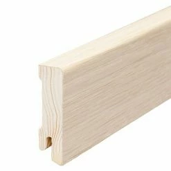 Auslauf 🔥 BAUHAUS Sockelleiste Eiche Altweiß 2,4 M X 1,6 Cm X 5,8 Cm 🤩