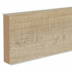 Bestes Angebot 😍 BAUHAUS Sockelleiste XL Tibidabo 2,5 M X 18 Mm X 60 Mm, Gerade ✔️