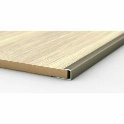 Bester Verkauf 😍 BAUHAUS LOGOCLIC Endprofil 253 Edelstahl Matt, 0,9 M X 24 Mm X 17 Mm, Montageart: Kleben 😀