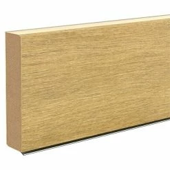 Blitzangebot ❤️ BAUHAUS Sockelleiste Cubu 60 Normandie 2,5 M X 13 Mm X 60 Mm, Gerade 🛒