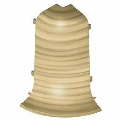 Rabatt ✔️ BAUHAUS LOGOCLIC Außenecke Eiche Weiß, 2 Stk., Geeignet Für: Kabelkanal-Sockelleisten 😍