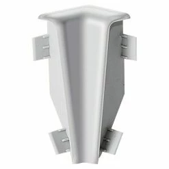 Neu 👏 BAUHAUS LOGOCLIC Innenecke K58 Silber, 2 Stk., Geeignet Für: Sockelleiste K58 C 🌟