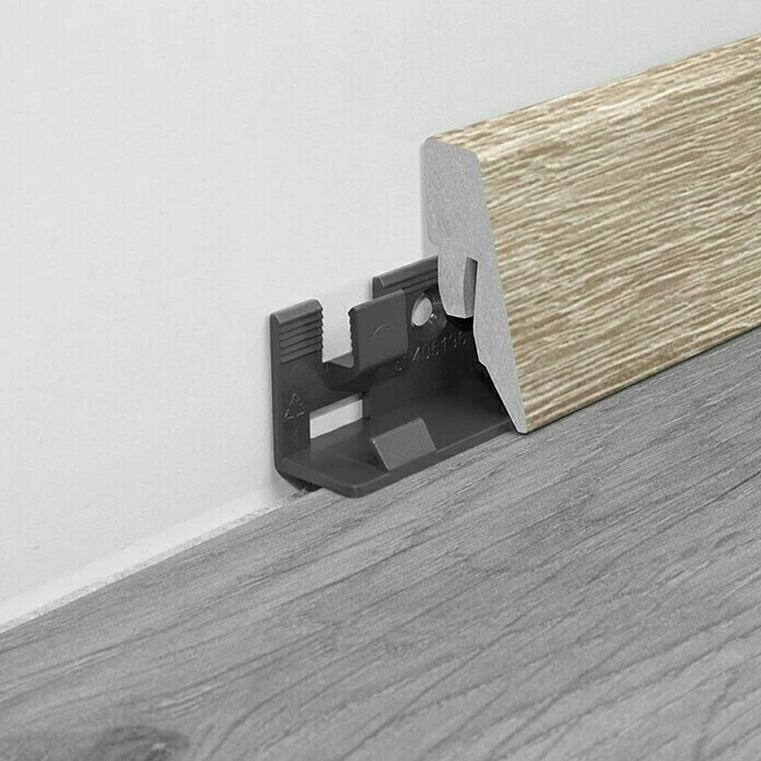 Auslauf 🔥 BAUHAUS LOGOCLIC Sockelleiste K40 C Light Oak 2,6 M X 19 Mm X 40 Mm, Gerade 🧨 1 Auslauf 🔥 BAUHAUS LOGOCLIC Sockelleiste K40 C Light Oak 2,6 M X 19 Mm X 40 Mm, Gerade 🧨