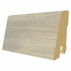 Aktion ❤️ BAUHAUS Egger Sockelleiste Toscolano Eiche Hell 2,4 M X 17 Mm X 60 Mm, Gerade 👍