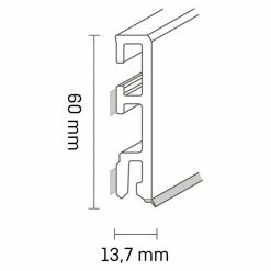 Bestes Angebot ⭐ BAUHAUS Sockelleiste Cubica Eiche Natur 2,5 M X 14 Mm X 60 Mm, Gerade ✔️ -Bodenverlegebedarf Verkäufe 12 1384