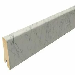 Brandneu 😀 BAUHAUS Egger Sockelleiste Elva Eiche Weiß 2,4 M X 17 Mm X 60 Mm, Gerade ✔️