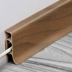 Rabatt 🥰 BAUHAUS LOGOCLIC Kabelkanalleiste Nussbaum, 2,5 M X 22,5 Mm X 50 Mm 🥰