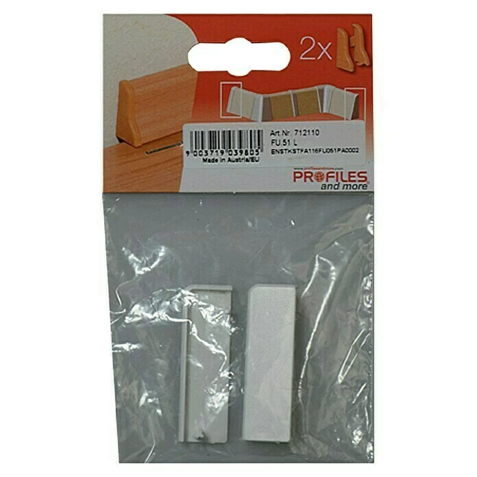 Bester Verkauf 🌟 BAUHAUS Profiles And More Endkappe FU51L/KU51L Weiß, 2 Stk. 😍 2 Bester Verkauf 🌟 BAUHAUS Profiles And More Endkappe FU51L/KU51L Weiß, 2 Stk. 😍 – Bild 2