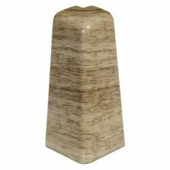 Budget 😀 BAUHAUS Egger Außenecke Eiche Beige, 2 Stk., Passend Für: Egger Sockelleisten 17 X 60 Mm 🔔