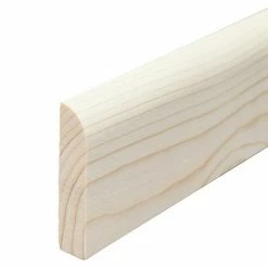 Neu 🔥 BAUHAUS Profiles And More Sockelleiste I 2,4 M X 1 Cm X 5,8 Cm, Fichte, Unbehandelt ❤️