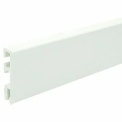 Rabatt 🧨 BAUHAUS Sockelleiste Cubica Schneeweiß 2,5 M X 14 Mm X 60 Mm, Gerade 🔥