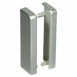 Bestes Angebot 🔔 BAUHAUS Profiles And More Endkappe FU51L/KU51L Silber, 2 Stk. 🔔