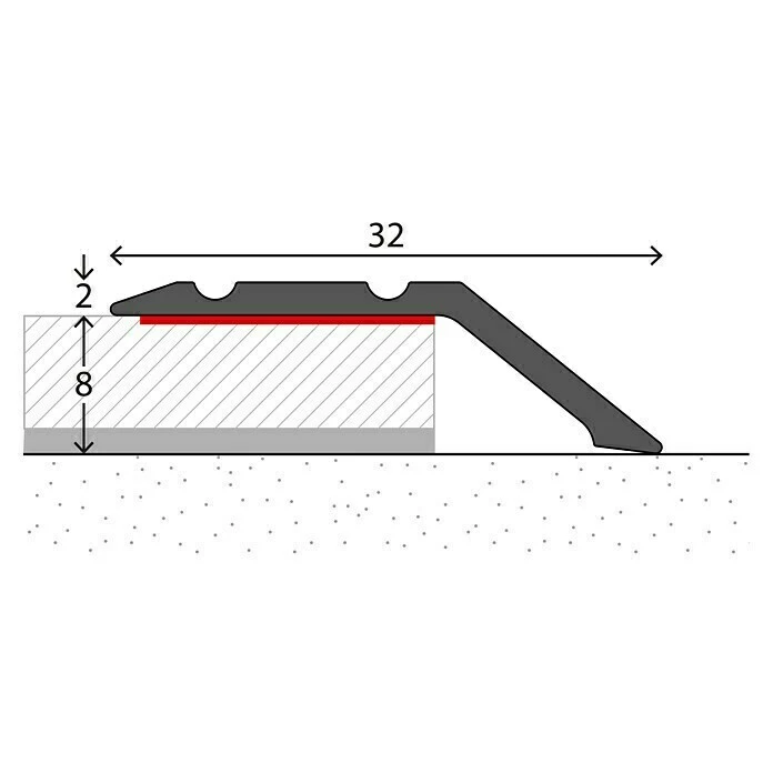 Angebote 😀 BAUHAUS LOGOCLIC Abschlussprofil 146 Nussbaum, 0,9 M X 32 Mm, Montageart: Kleben 💯 2 Angebote 😀 BAUHAUS LOGOCLIC Abschlussprofil 146 Nussbaum, 0,9 M X 32 Mm, Montageart: Kleben 💯 – Bild 2