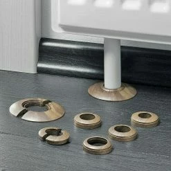 Neu 😍 BAUHAUS LOGOCLIC Rohrrosette Nussbaum, 2 Stk., Kunststoff 😉