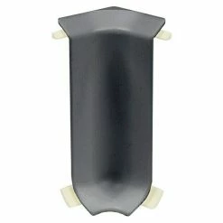 Aktion 🧨 BAUHAUS LOGOCLIC Innenecke Schwarz, 2 Stk., Geeignet Für: Hartschaum-Sockelleisten ❤️