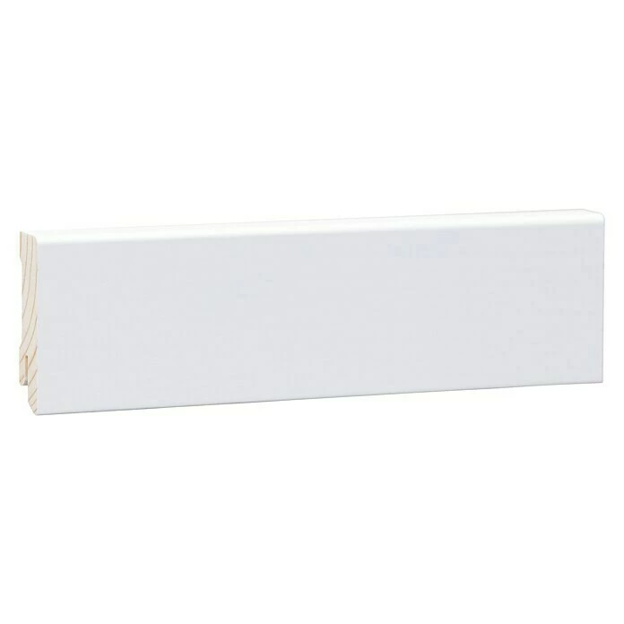 Bestpreis 👍 BAUHAUS Sockelleiste Weiß, 2,4 M X 1,6 Cm X 5,8 Cm, Gerade, Kiefer ⌛ 2 Bestpreis 👍 BAUHAUS Sockelleiste Weiß, 2,4 M X 1,6 Cm X 5,8 Cm, Gerade, Kiefer ⌛ – Bild 2