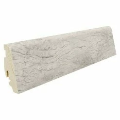 Bestes Angebot ❤️ BAUHAUS Living By Haro Sockelleiste Eiche Monza Grau 2,2 M X 19 Mm X 58 Mm, Gerade 💯