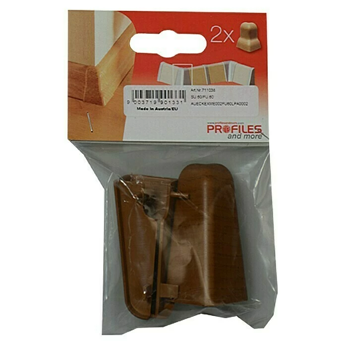 Coupon 😉 BAUHAUS Profiles And More Außenecke FU60L Merbau/Robinie, 2 Stk. 🛒 2 Coupon 😉 BAUHAUS Profiles And More Außenecke FU60L Merbau/Robinie, 2 Stk. 🛒 – Bild 2