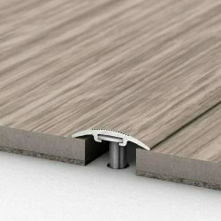 Blitzangebot 🔥 BAUHAUS LOGOCLIC Übergangsprofil 201 Eiche Grau, 0,9 M X 30 Mm, Montageart: Schrauben ✔️