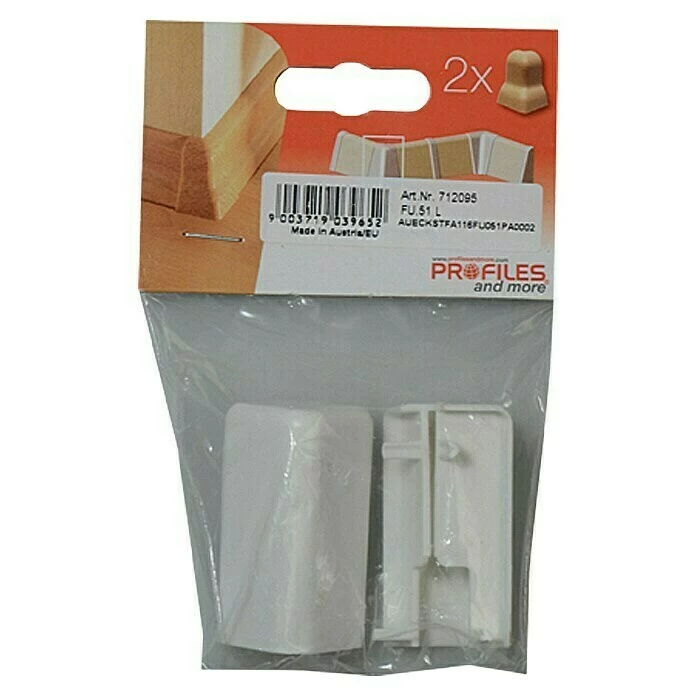 Billig 🔥 BAUHAUS Profiles And More Außenecke FU51L/KU51L Weiß, 2 Stk. 🎉 2 Billig 🔥 BAUHAUS Profiles And More Außenecke FU51L/KU51L Weiß, 2 Stk. 🎉 – Bild 2