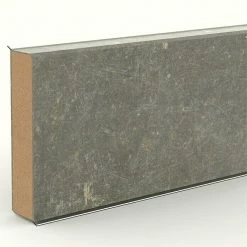 Neu 🔔 BAUHAUS Sockelleiste Cubu 60 Titan 2,5 M X 13 Mm X 60 Mm, Gerade 👏