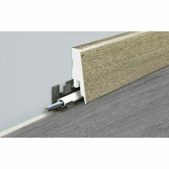 Großhandel ✔️ BAUHAUS LOGOCLIC Sockelleiste K58 C Breakwater 2,4 M X 18 Mm X 58 Mm, Gerade 🤩