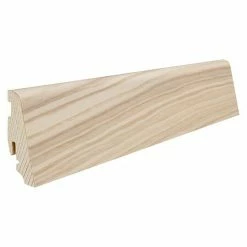 Besorgen 😀 BAUHAUS Living By Haro Sockelleiste Esche Lichtweiß Matt 2,2 M X 19 Mm X 58 Mm, Gerade 😀