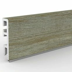 Großhandel 😍 BAUHAUS Sockelleiste Cubica 60 Kamptal 2,5 M X 13 Mm X 60 Mm, Gerade 🔥