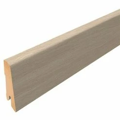 Coupon ⭐ BAUHAUS Egger Sockelleiste Eiche Dezent Weiß 2,4 M X 17 Mm X 60 Mm, Gerade 🥰