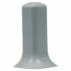 Bestpreis 💯 BAUHAUS LOGOCLIC Außenecke Grau, 2 Stk., Geeignet Für: Klemmsockelleisten ✨