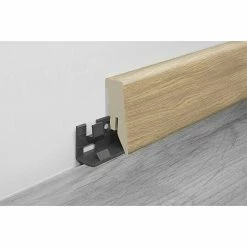 Großhandel 🤩 BAUHAUS LOGOCLIC Sockelleiste Home Run 2,6 M X 18 Mm X 49 Mm, Gerade 👏