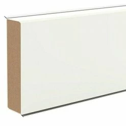 Bestpreis 👍 BAUHAUS Sockelleiste XL Weiß 2,5 M X 18 Mm X 60 Mm, Gerade 🥰