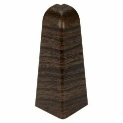 Billig 🤩 BAUHAUS Egger Außenecke Eiche Dunkelbraun, 2 Stk., Passend Für: Egger Sockelleisten 17 X 60 Mm 🎉