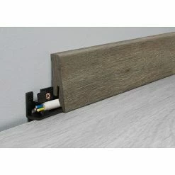 Schlussverkauf ✔️ BAUHAUS LOGOCLIC Aquaprotect Smart Sockelleiste K58 Tyri Oak 2,6 M X 18 Mm X 58 Mm, Gerade 🥰