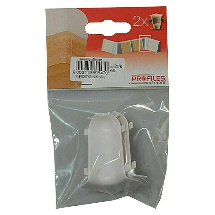 Besorgen 😍 BAUHAUS Profiles And More Innenecke KU050 Weiß, 2 Stk. 😉 2 Besorgen 😍 BAUHAUS Profiles And More Innenecke KU050 Weiß, 2 Stk. 😉 – Bild 2