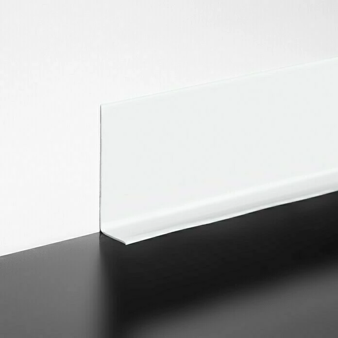 Rabatt 👏 BAUHAUS LOGOCLIC Weichsockelleiste Weiß, 10 M X 15 Mm X 50 Mm, Kleben 🤩 1 Rabatt 👏 BAUHAUS LOGOCLIC Weichsockelleiste Weiß, 10 M X 15 Mm X 50 Mm, Kleben 🤩