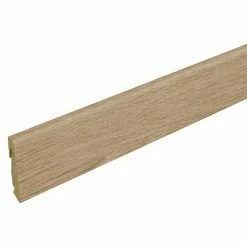 Bestpreis 🌟 BAUHAUS Profiles And More Sockelleiste FU147H Eiche Bremberg 2,4 M X 18,5 Mm X 38,5 Mm, Gerade 🤩