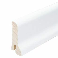 Besorgen 🌟 BAUHAUS Sockelleiste Esche Weiß 2,4 M X 2,1 Cm X 6 Cm 🎁
