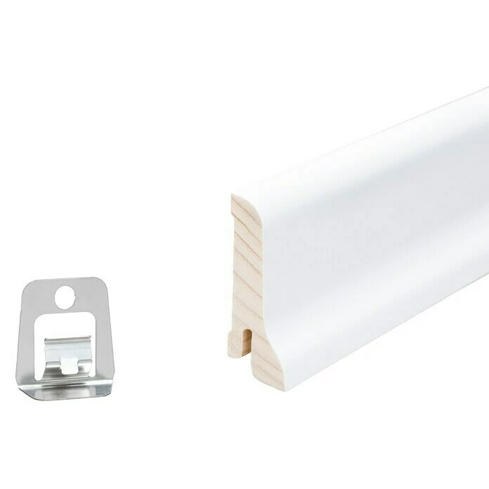 Besorgen 🌟 BAUHAUS Sockelleiste Esche Weiß 2,4 M X 2,1 Cm X 6 Cm 🎁 4 Besorgen 🌟 BAUHAUS Sockelleiste Esche Weiß 2,4 M X 2,1 Cm X 6 Cm 🎁 – Bild 4