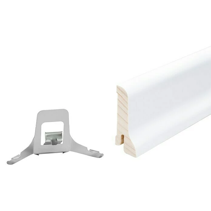 Besorgen 🌟 BAUHAUS Sockelleiste Esche Weiß 2,4 M X 2,1 Cm X 6 Cm 🎁 5 Besorgen 🌟 BAUHAUS Sockelleiste Esche Weiß 2,4 M X 2,1 Cm X 6 Cm 🎁 – Bild 5